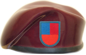 STB 4th BCT 82nd Airborne Div Ceramic Beret With Flash